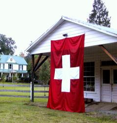 Swiss Flag at Moser-Woods
